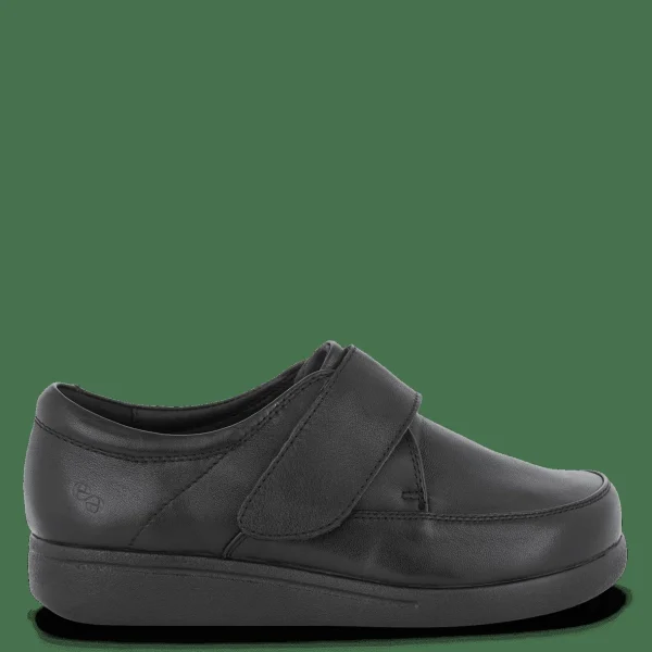 Green Comfort Sko Med Velcro>Classic Comfort Clair - Sort