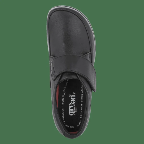 Green Comfort Sko Med Velcro>Classic Comfort Clair - Sort