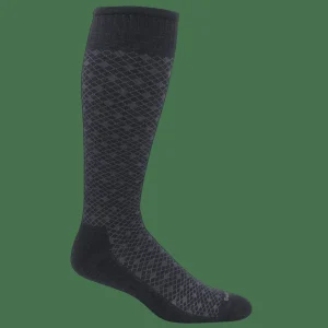 Green Comfort Strømper>Featherweight (Herre) - Sw Black Stripe