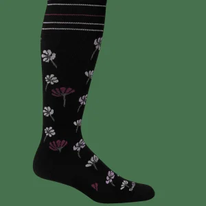 Green Comfort Strømper>Field Flower (Dame) - Sw Black