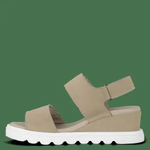 Green Comfort Sandaler Med Hæl>Mellow Miu - Sand