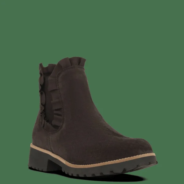 Green Comfort Chelsea Boots>Strike Sacia - Coffee