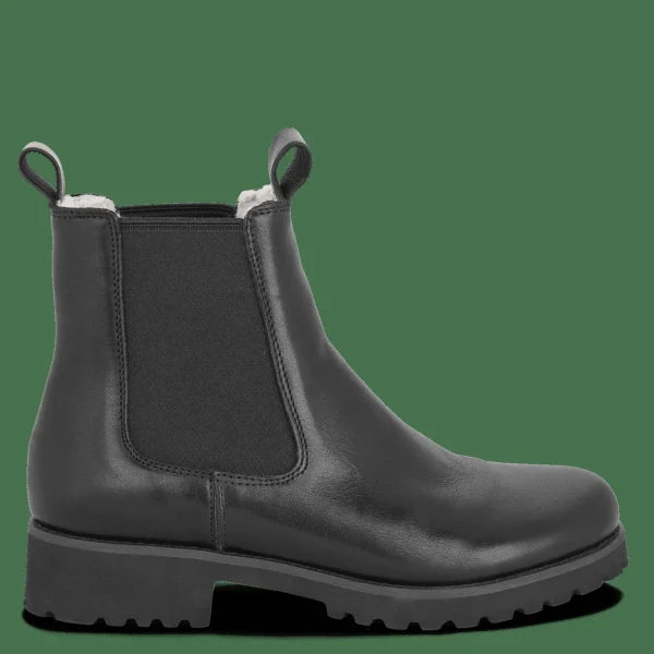 Green Comfort Chelsea Boots>Strike Siffe - Sort